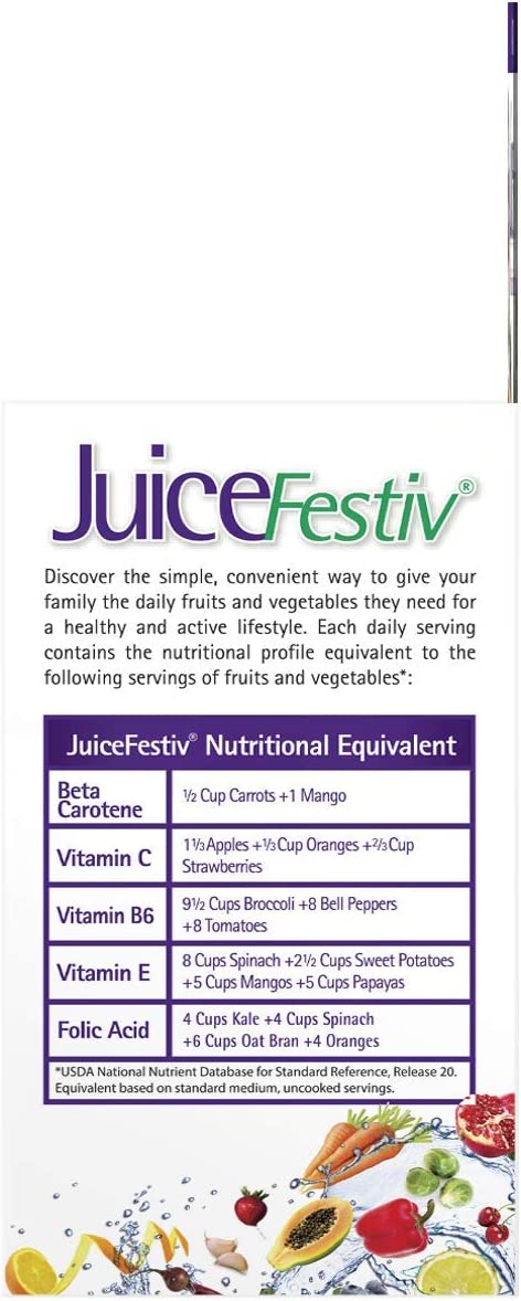 Natrol Juicefestiv Capsules To Get Your Daily Fruits And Veggies (Pack Of 2)- 60 Count