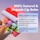 EOS USDA Organic Lip Balm, Vanilla Bean, Lip Care To Moisturize Dry Lips, 100% Natural And Gluten Free, Long Lasting Hydration, 0.14 Oz, 2 Pack