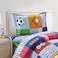 Sleep Night 3 Pieces Kids Compressed Comforter Set, Single Size 150 X 200cm Modern Printed Bedding Set For Girls And Boys, MultiColor