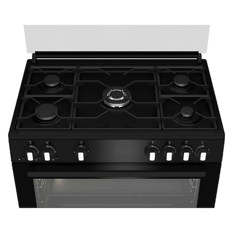 بوتاجاز بيكو غاز - 5 شعلة - 90 سم - أسود - GGR 15115 DX NB