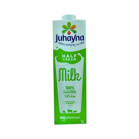 Juhayna Half Cream Milk - 1 Liter