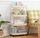 Generic Meetion Tier Kitchen Rack Utility Stand Storage Cart Shelf Removable Pantry Storage With Wheels