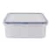Lock &amp; LockClassic Square Food Container HPL823C Clear/Blue 870ml