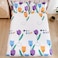 3-Piece King Size Printed Fitted Sheet Set 1 Fitted Sheet + 2 Pillow Cases Microfibre MOXIE