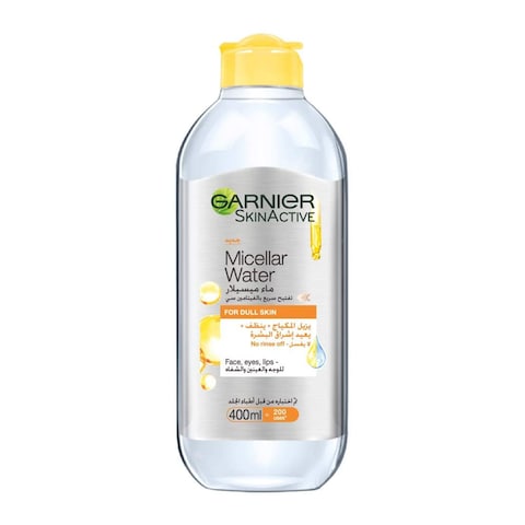 Buy Garnier SkinActive All-In-1 Brightening Micellar Water Clear 400ml in Saudi Arabia