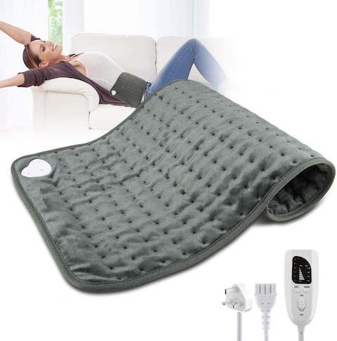 Heating Pad,Electric Heating Pad 12&quot;x24&quot; Large Heating Pads for Back Pain Auto Shut Off Heat Pad Moist Heating Pad with Timer,6 Temperature Settings Heated Pad for Neck,Shoulder,Elbow