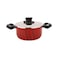 Tefal Tempo Flame Casserole With Lid Red 26cm