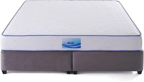 PAN Home Home Furnishings Bait Blue Turnable Bonnel Mattress 180x190 White