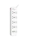 Ldnio 4-Socket Power Strip White 2Meter