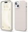 elago Liquid Silicone for iPhone 15 case cover Full Body Protection, Shockproof, Slim, Anti-Scratch Soft Microfiber Lining - Stone