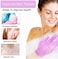 Exfoliating Gloves Body Scrub Bath Gloves for Body clean, Skin Shower Scrubber(pink)