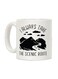 muGGyz Lion King Printed Ceramic Mug White/Brown/Red 8x9.5x8centimeter