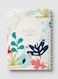 Lowha Spiral Notebook With 60 Sheets And Hard Paper Covers With Enjoy Abstract Floral Design, For Jotting Notes And Reminders, For Work, University, School