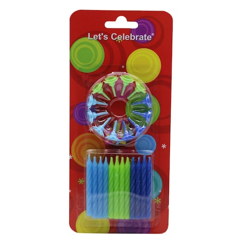 SPARKLING PARTY CANDLES B01 24
