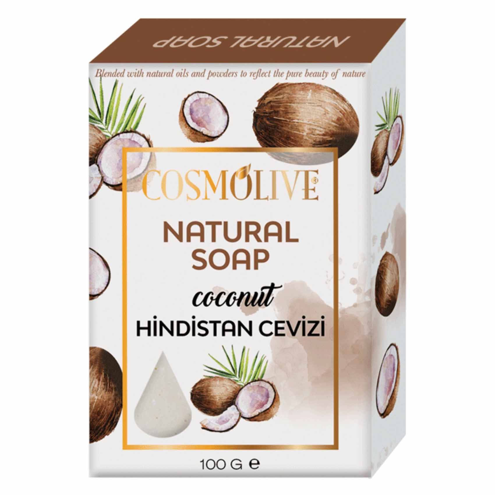 Cosmolive Nat. Soap Coconut100G