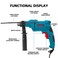 High-Power 1500W Impact Drill with Adjustable Handle and Variable Speed, drilling metal, drilling concrete, and woodworking