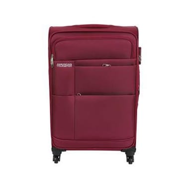 Kamiliant Soft Cayman Spinner Luggage Trolley Bag 58CM Maroon
