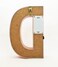 LED Marquee Letter Light Sign Wooden Red (D) 25cm