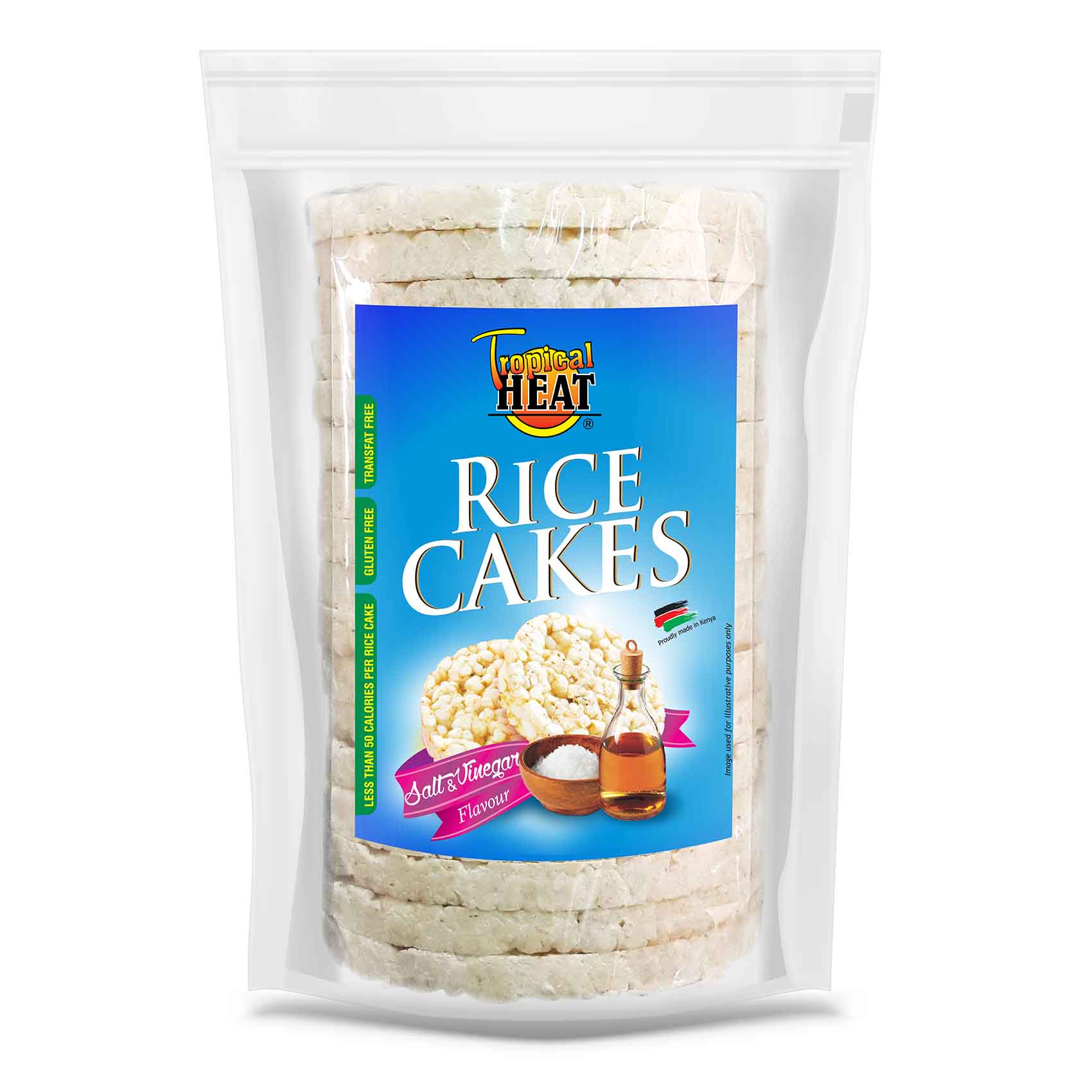 Tropical Heat Rice Cakes Salt &amp; Vinegar 155G