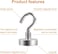 Strong Magnet Hooks (Pack of 10), 25Lbs