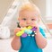 Sassy Flutterby Teether, Water-Filled Teether Soothes Gums, Variety Of Textures Massage Gums, For Ages 3 Months And Up