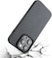 Monocarbon Real Aramid Fiber Case For iPhone 14 PRO Cover [MagSafe Compatible] Military Grade Drop Protection - Matte Black