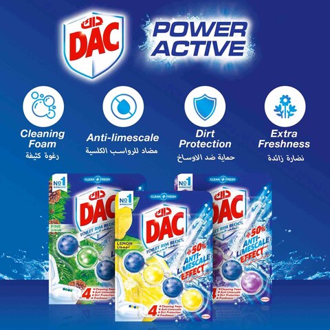DAC TOILET RIM BLOCK LEMON 150G