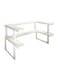 Shelf Stackable Spice Rack Organizer White 6.8x28x31.4centimeter