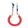 L&#39;avvento MP327 AUX Coiled Audio Cable - Red