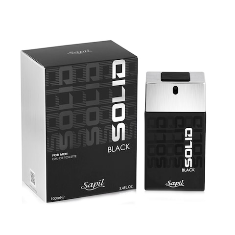 Sapil Solid Black Deo Eau De Toilette Clear 100ml