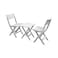 Cosmoplast Portable Sitting Set White Pack of 3
