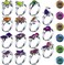 Hicarer 15 Pieces Adjustable Mood Rings For Girls And Boys Mixed Color Changing Halloween Costume Props Birthday Party Favors Goodie Bag Fillers (Style B)