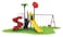 Rbwtoys Outdoor Play Toys Slide For Kids And Swing For Kids Playground Toys High Quality For Kids Activities Set Model No. RW-12045 Size 530&times;350&times;300cm
