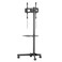 Porodo PD-TVCRT-BK Mobile TV Stands Dynamic Swivel &amp; Tilt (Adjustable Height) For 23"-60" Inch TVs