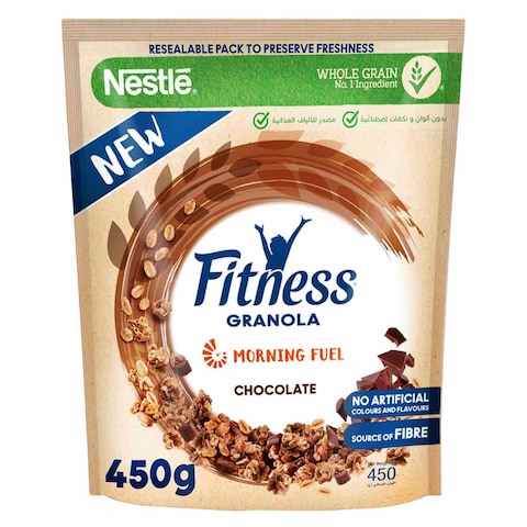 Buy Nestle Fitness Chocolate Granola 450g in Kuwait