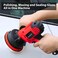 ECVV Electric Polisher Machine 800W Auto Polishing Buffing Machine Adjustable Speed Sander Polish Waxing Tools Car Accessories Furniture Leather Shoes Polishing Tool Red