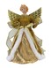 Tree Top Angel Decoration Gold 23cm