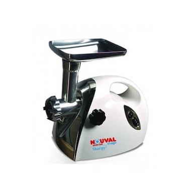 مفرمة لحمة من نوفال، 1600 وات - ابيض