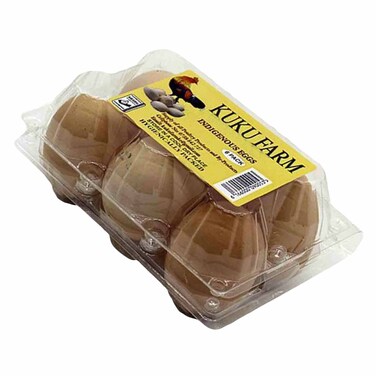 Kuku Farm Eggs Indegenous 6 Pieces
