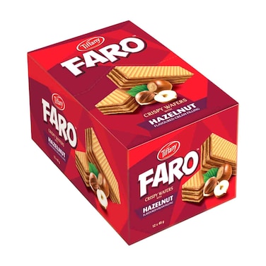 Tiffany Faro Hazelnut Wafer 40g x12