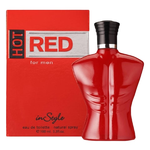 InStyle Hot Red Eau De Toilette For Men 100ml