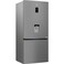 Beko 720 Liters Bottom Freezer Refrigerator, Titanium Inox - RCNE720E20PX, Min 1 Year Manufacturer Warranty
