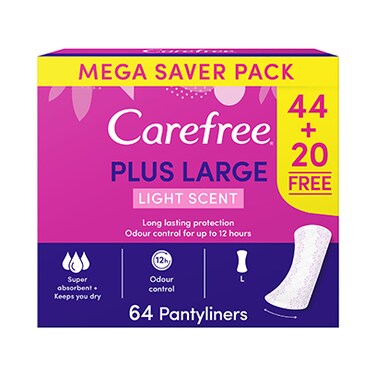 Carefree Plus Large 64 Pads