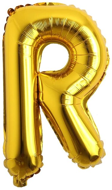Generic R Letter Decorative Foil Balloon For Party 16Inch