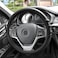 Universal Fit Silicone With Grip And Pattern Massaging Grip Black Steering Wheel Cover Fits Most Cars, Suvs, Trucks, And Vans