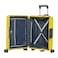 Eminent Vertica Hard Case Travel Bag Cabin Luggage Trolley Polypropylene Lightweight Suitcase 4 Quiet Double Spinner Wheels With Tsa Lock B0006 Yellow