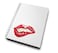 Loud Universe Hardcover Notebook Lips Lust Pattern Lips Delicious Spiral Notebook with Premium High Quality Paper A5 Size