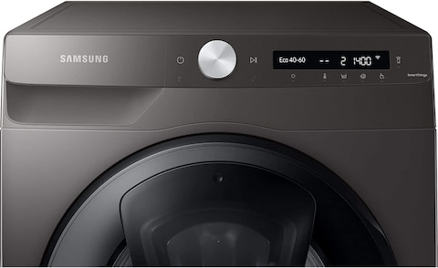 Samsung 8 Kg Front Load Washing Machine 1400 RPM Series 5+ Add Washer &amp; Wi-Fi Connected Graphite Rated Energy Class Color Silver Model - WW80T554DAN1 (International Version).