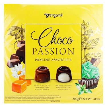 Vergani Choco Passion Assorted Chocolate Box 200g