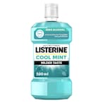 Buy Listerine Cool Mint Milder Taste Mouthwash 500ml in UAE